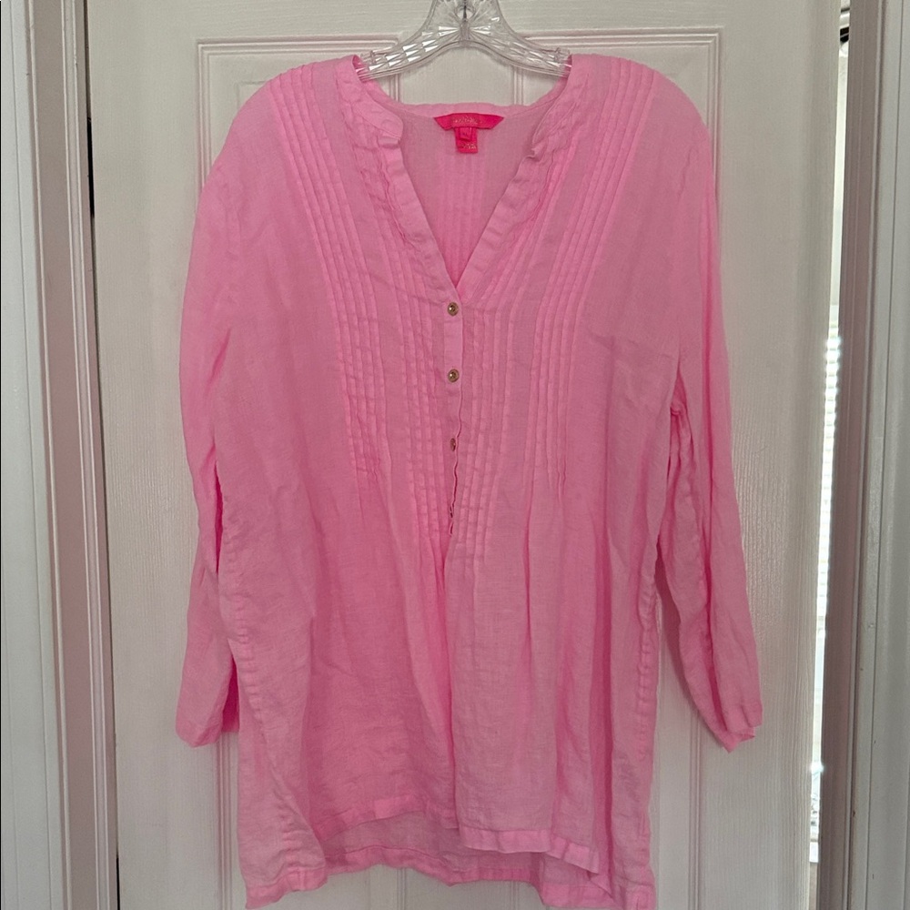 Lilly Pulitzer Pink Tunic Top